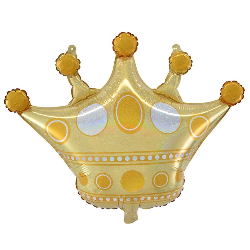 GOLD CROWN SUPERSHAPE FOIL BALLOON