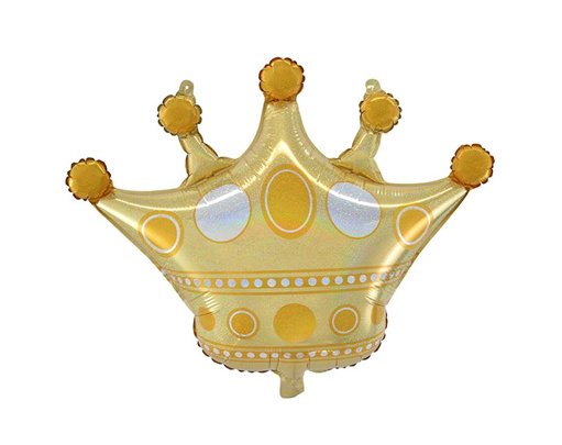 GOLD CROWN SUPERSHAPE FOIL BALLOON