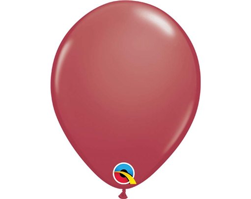100PK 5in FASHION CRANBERRY QUALATEX
