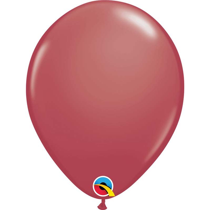 100PK 11in FASHION CRANBERRY QUALATEX