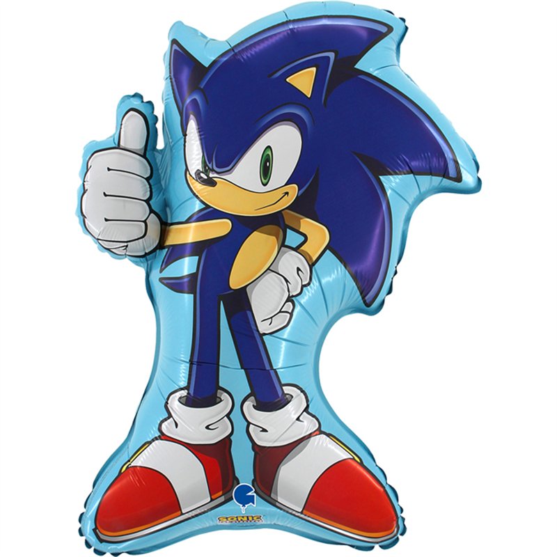 28in SONIC THE HEDGEHOG FOIL BALLOON