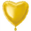 18in CLASSIC GOLD HEART FOIL BALLOON (UNPACKAGED) 12S