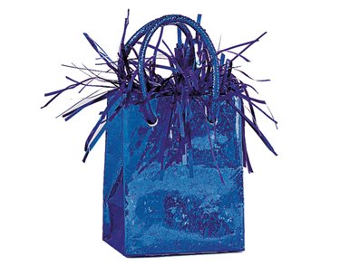 ROYAL BLUE MINI GIFTBAG BALLOON WEIGHT