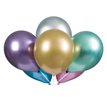 6PK 11in ASST PLATINUM LATEX BALLOONS
