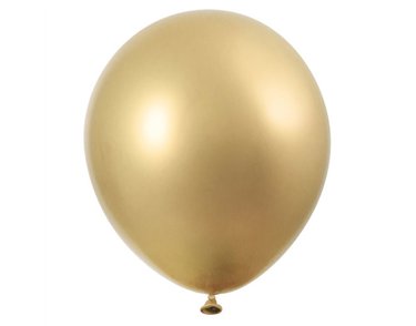 6PK 11in GOLD PLATINUM LATEX BALLOONS