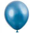 6PK 11in BLUE PLATINUM LATEX BALLOONS