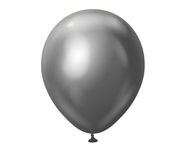 50PK 12in MIRROR CHROME SPACE GREY KALISAN LATEX