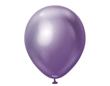 50PK 12in MIRROR CHROME VIOLET KALISAN LATEX