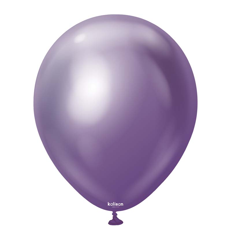 50PK 12in MIRROR CHROME VIOLET KALISAN LATEX