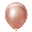 100PK 5in MIRROR CHROME ROSE GOLD KALISAN LATEX