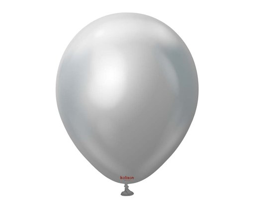 50PK 12in MIRROR CHROME SILVER KALISAN LATEX
