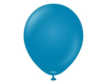 100PK 5in RETRO DEEP BLUE KALISAN LATEX