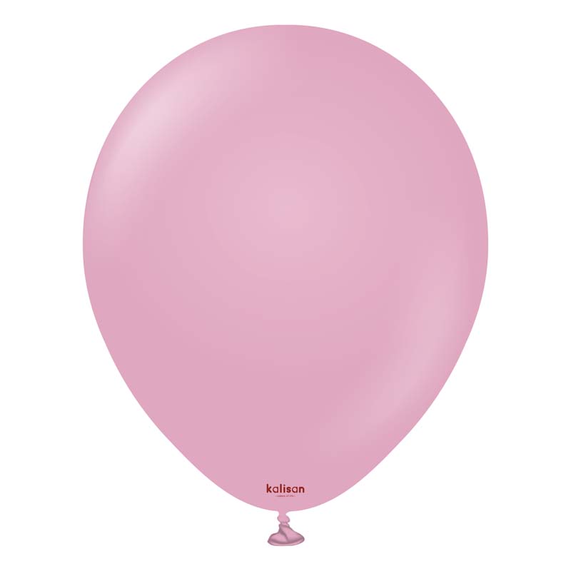 100PK 5in RETRO DUSTY ROSE KALISAN LATEX