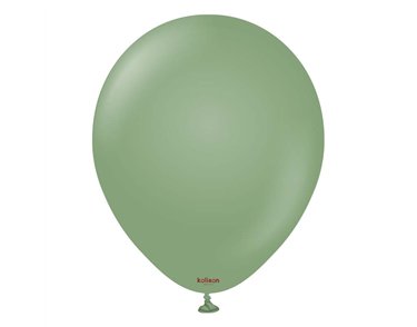100PK 5in RETRO EUCALYPTUS KALISAN LATEX