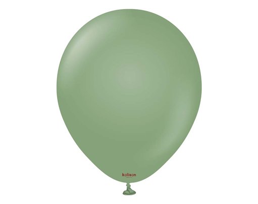 100PK 5in RETRO EUCALYPTUS KALISAN LATEX