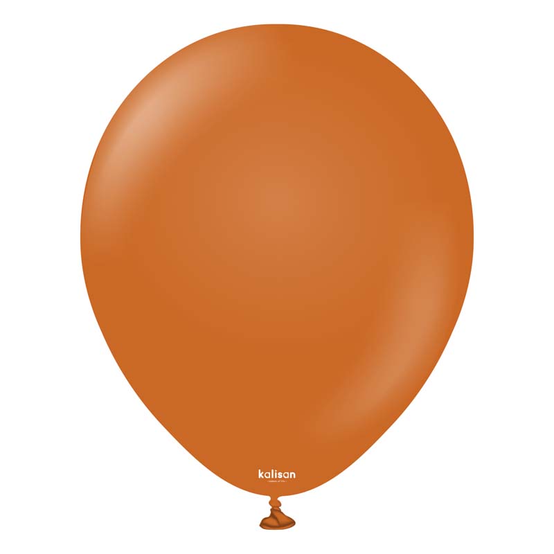100PK 5in RETRO RUST ORANGE KALISAN LATEX