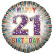 31in AGE 21 JUMBO FOIL BALLOON
