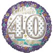 31in AGE 40 JUMBO FOIL BALLOON