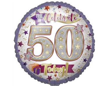 31in AGE 50 JUMBO FOIL BALLOON