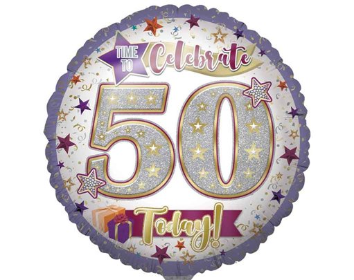 31in AGE 50 JUMBO FOIL BALLOON