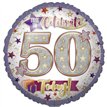 31in AGE 50 JUMBO FOIL BALLOON