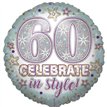 31in AGE 60 JUMBO FOIL BALLOON
