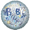 31in BIRTH BABY BOY JUMBO FOIL BALLOON