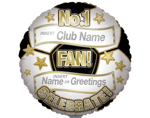 31in FOOTBALL PERSONALISED JUMBO FOIL BALLOON