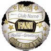 31in FOOTBALL PERSONALISED JUMBO FOIL BALLOON