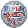 31in OPEN BIRTHDAY MALE JUMBO FOIL BALLOON