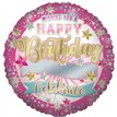 31in PERSONALISED FEMALE JUMBO FOIL BALLOON