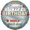 31in PERSONALISED MALE JUMBO FOIL BALLOON