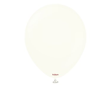 100PK 12in RETRO WHITE KALISAN LATEX