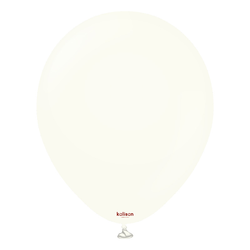 100PK 12in RETRO WHITE KALISAN LATEX