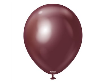 100PK 5in MIRROR BURGUNDY KALISAN LATEX