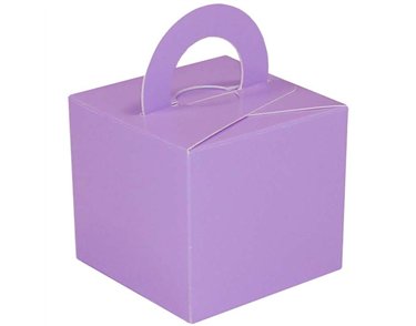 LAVENDER BALLOON GIFT WEIGHT BOX 10S