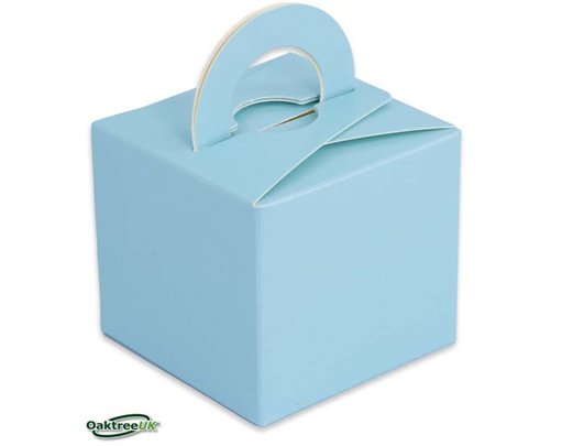 LIGHT BLUE BALLOON GIFT WEIGHT BOX 10S