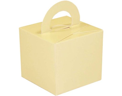 CREAM BALLOON GIFT WEIGHT BOX 10S