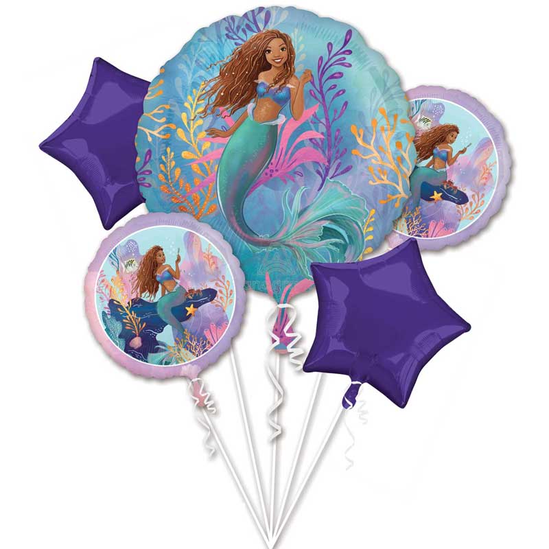 LITTLE MERMAID LIVE ACTION BALLOON BOUQUET