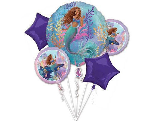 LITTLE MERMAID LIVE ACTION BALLOON BOUQUET
