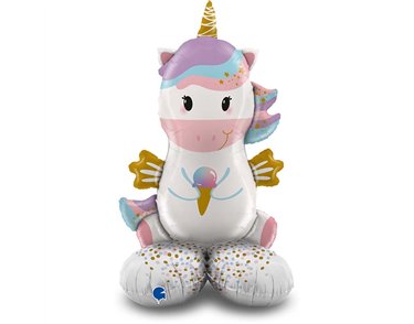 CHUBBY UNICORN FOIL STAND-UP