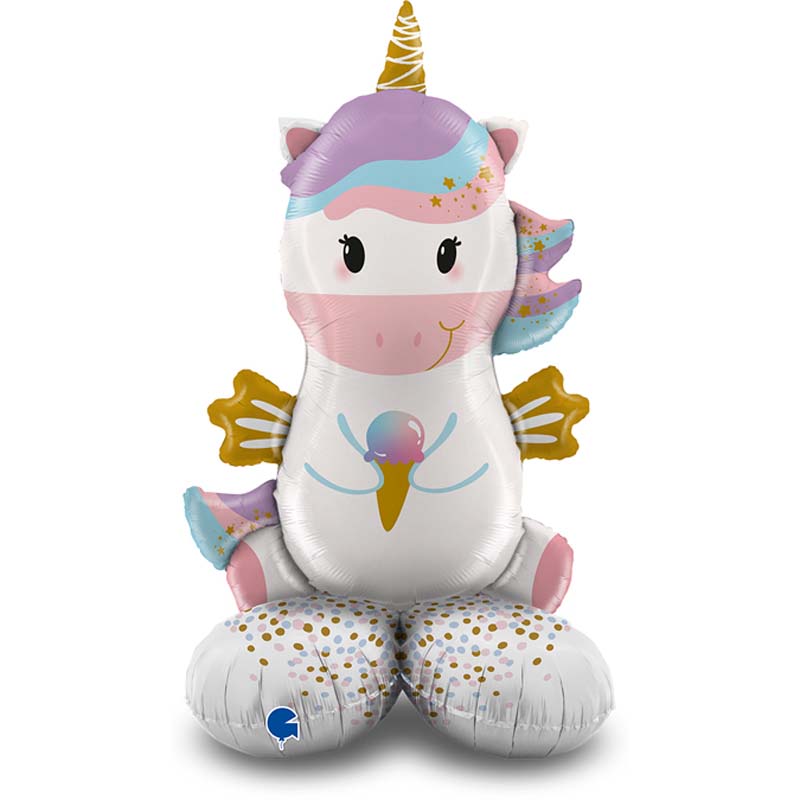 CHUBBY UNICORN FOIL STAND-UP
