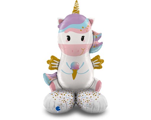 CHUBBY UNICORN FOIL STAND-UP