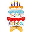 29in STANDUP BIRTHDAY CAKE FOIL BALLOON