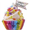 37in CUTE CUPCAKE BIRTHDAY FOIL BALLOON