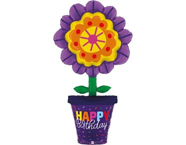 34in SPECIAL DELIVERY BOLD BLOOM FOIL BALLOON