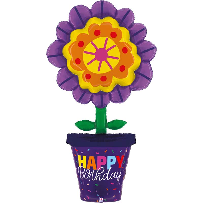 34in SPECIAL DELIVERY BOLD BLOOM FOIL BALLOON