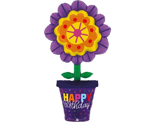 34in SPECIAL DELIVERY BOLD BLOOM FOIL BALLOON