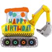40in BIRTHDAY CONSTRUCTION EXCAVATOR FOIL BALLOON