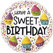 18in CUTE CUPCAKES BIRTHDAY FOIL BALLOON